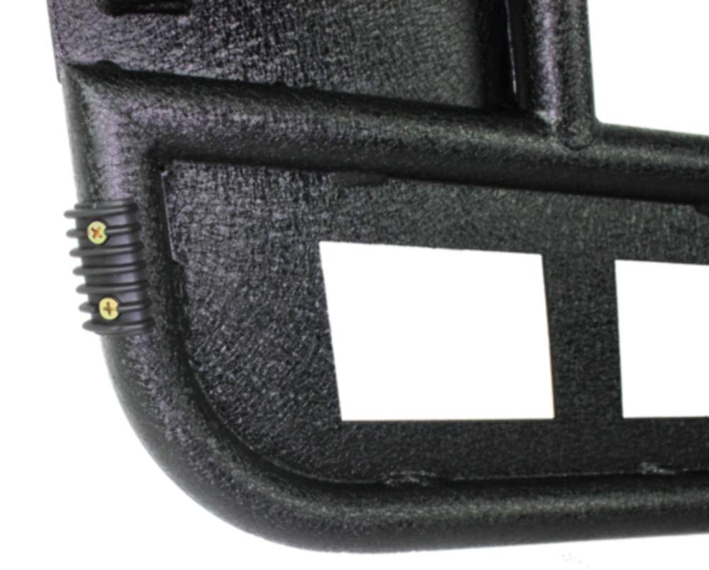 Jeep Front Tube Doors FISHBONE Offroad 97-06 Wrangler TJ Black Textured Powdercoat Steel