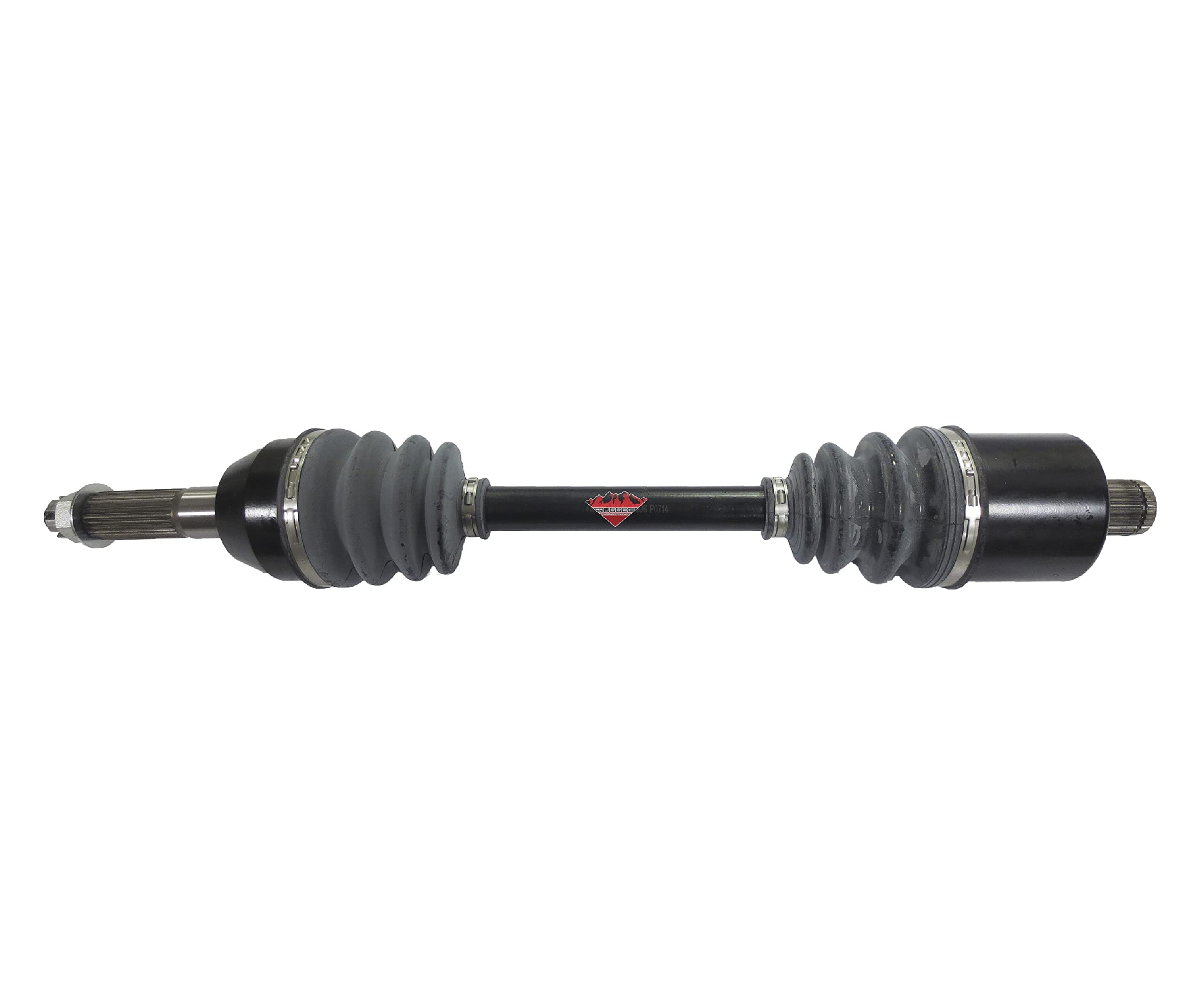Rear Left/Right Rugged Performance Axle for (2006-10) Polaris Sportsman, Assembled with CV Joints & Chromoly Material Center Shaft, with Moly Grease To Increase Strength OEM: 1332655, 1332346