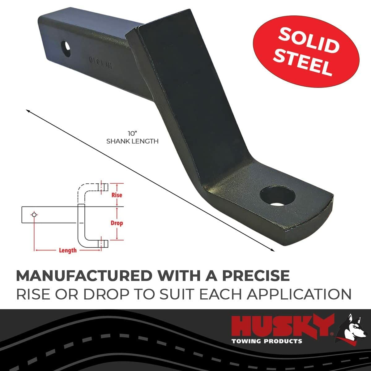 Husky 31358 Towing Trailer Hitch Ball Mount Accessories Hitch