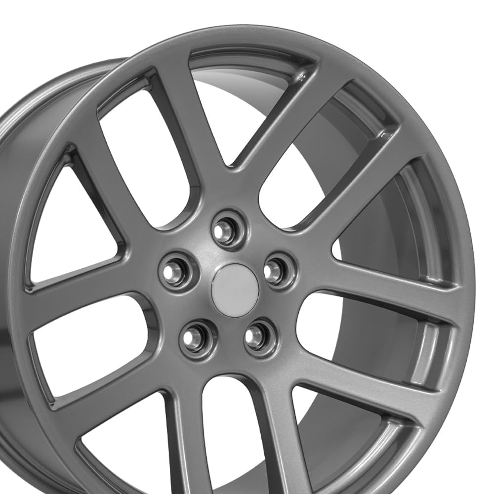 22 Inch OE Wheels DG51 Rim Fits Ram SRT Style 5x139.7 22x10 Gloss Gunmetal - Hollander 2223 (1)