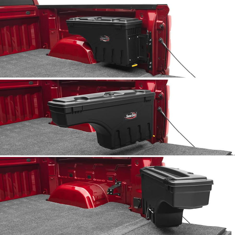 UnderCover RealTruck SwingCase Truck Bed Storage Box | SC205P | Fits 2017 - 2025 Ford F-250/350 Super Duty Passenger Side