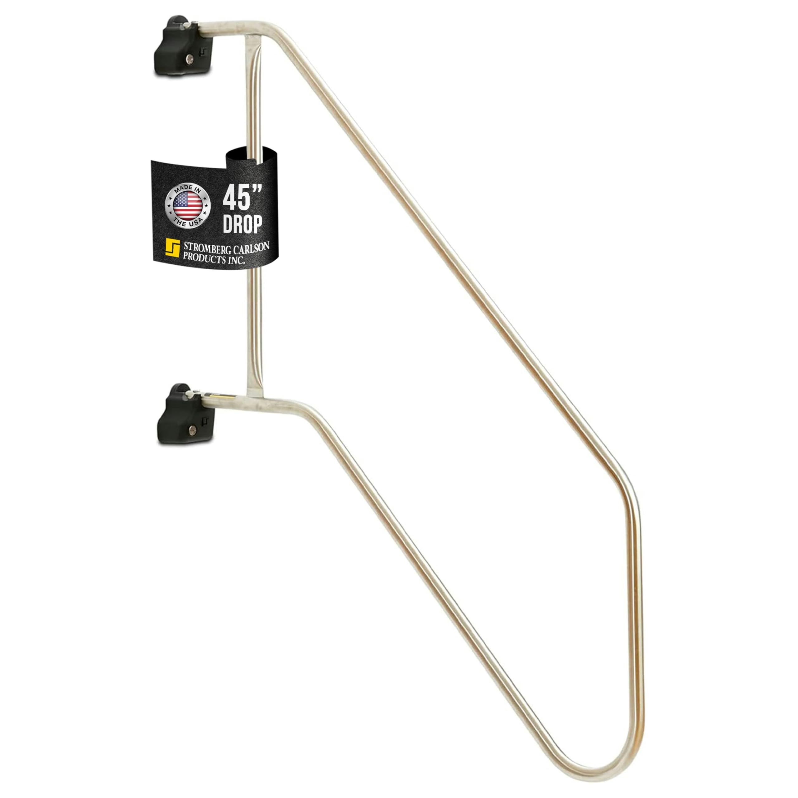 Stromberg Carlson AC-544L Locking Rail Commercial - Mobile Equipment Support - RV Camping Accessories and Travel Trailer Accessories for Step Ladder- 200 lbs Capacity - 36.5" Extension, 45" Height