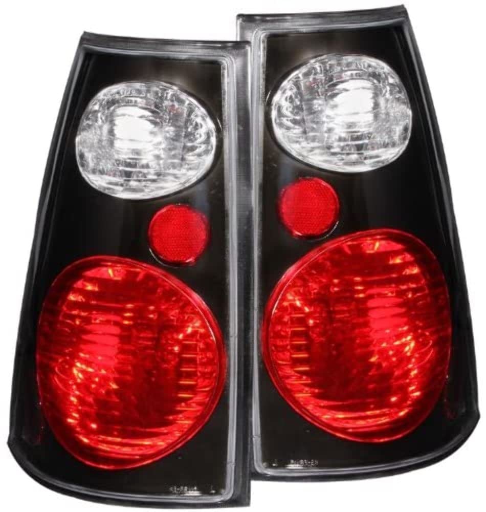 Black Euro Tail Light Set-Clear Lens ANZO USA 211087