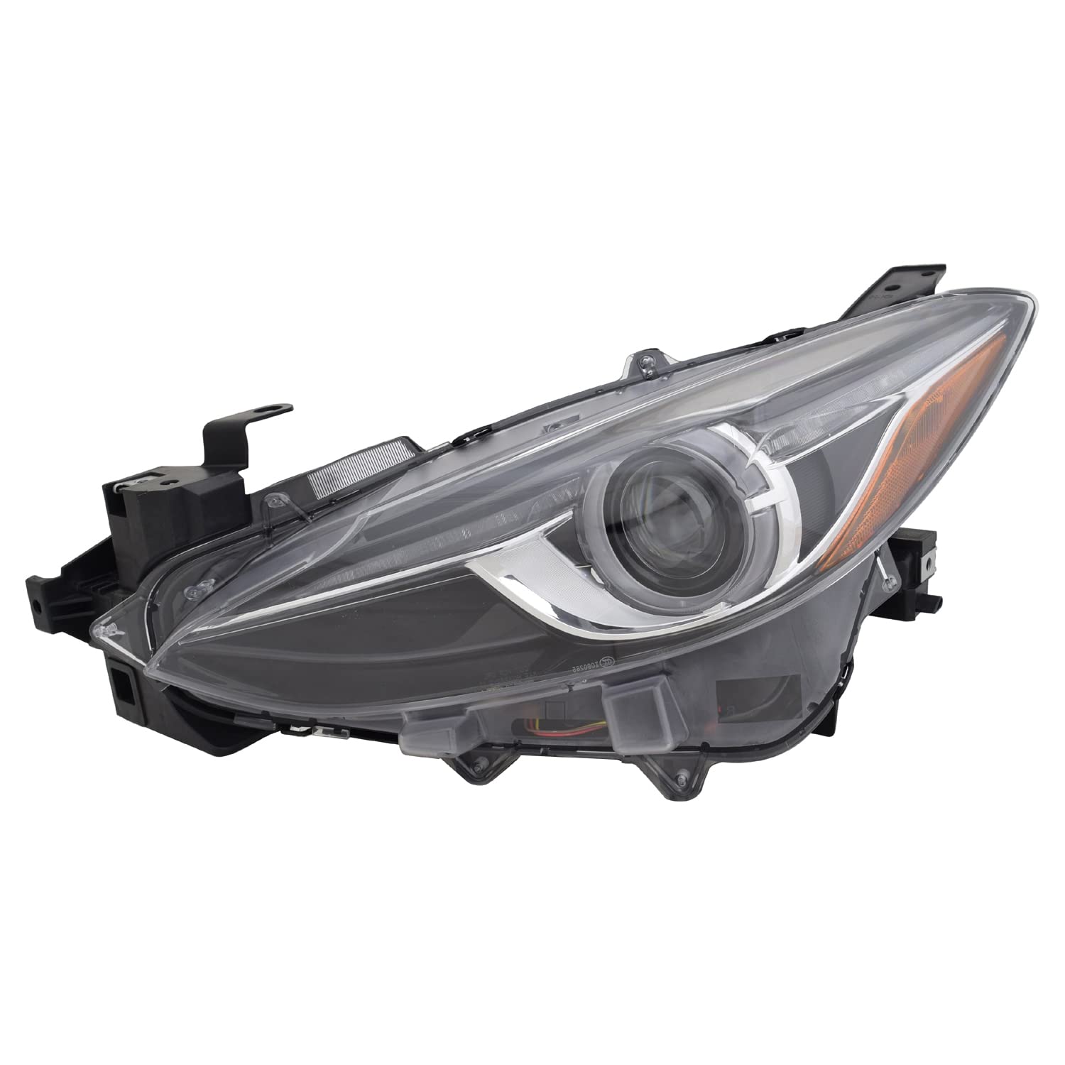 Left TYC Headlight Assembly Compatible with 2014-2018 Mazda Mazda3