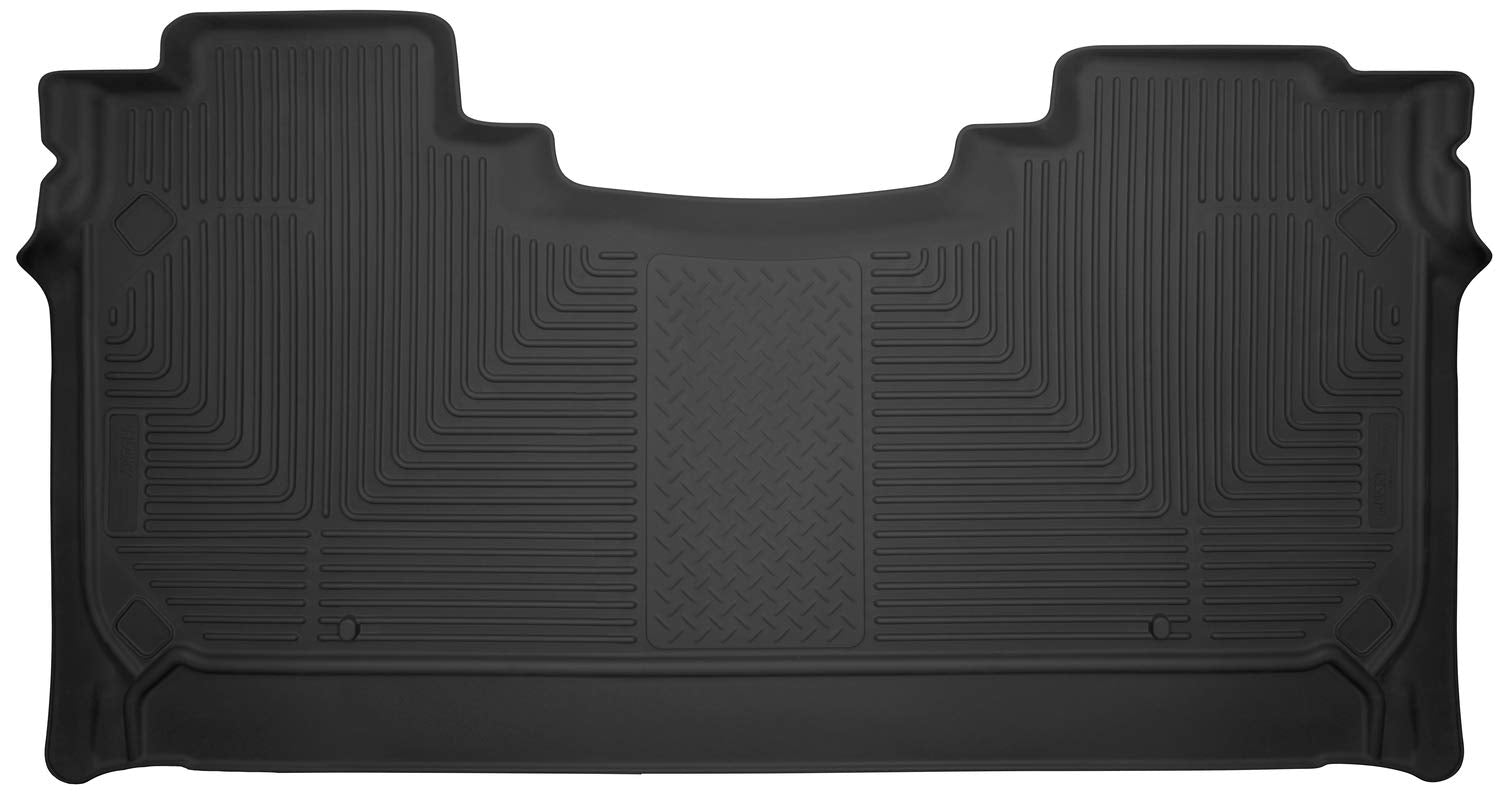 Husky Liners Floor Mats X-act Contour | Fits 2019-2026 Dodge Ram 1500 Crew CAB ONLY, Full Coverage | 2nd Row, 1-pc Black - 54601