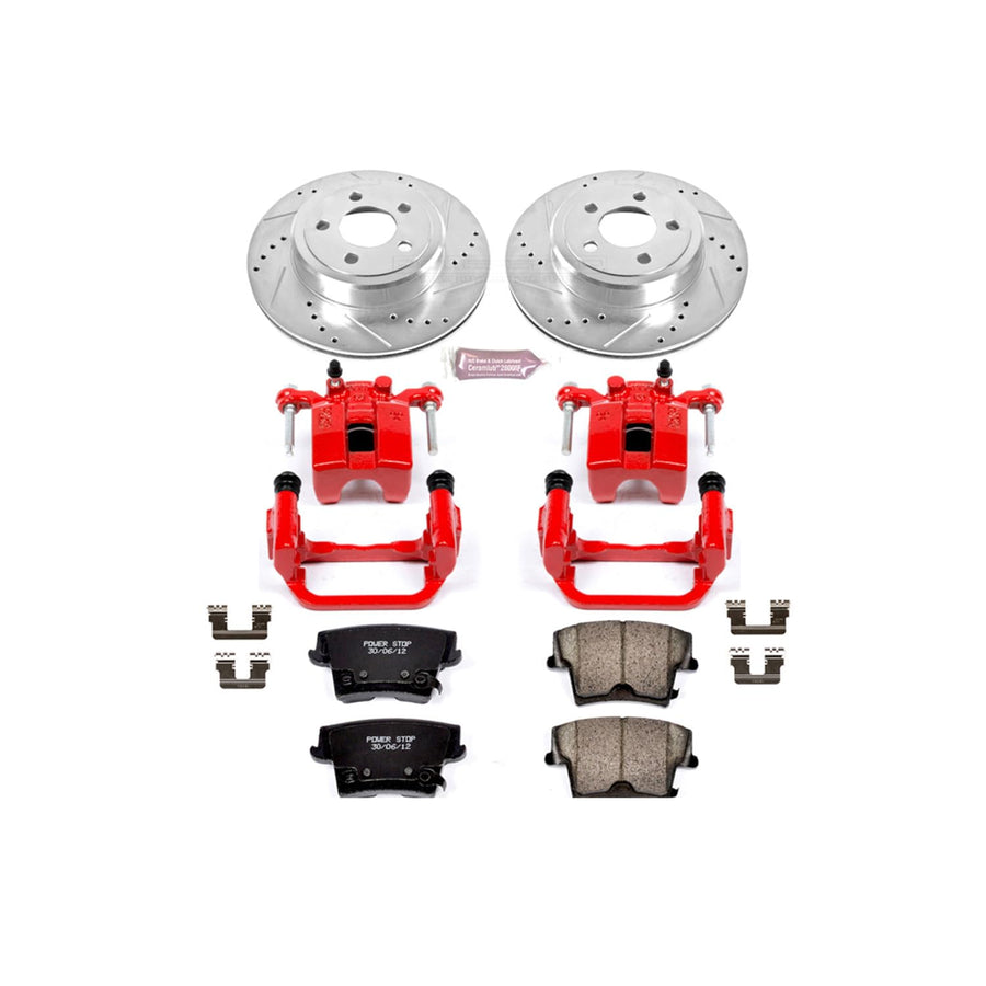 1-Click Performance Brake Kit Power Stop (KC1720) with Calipers