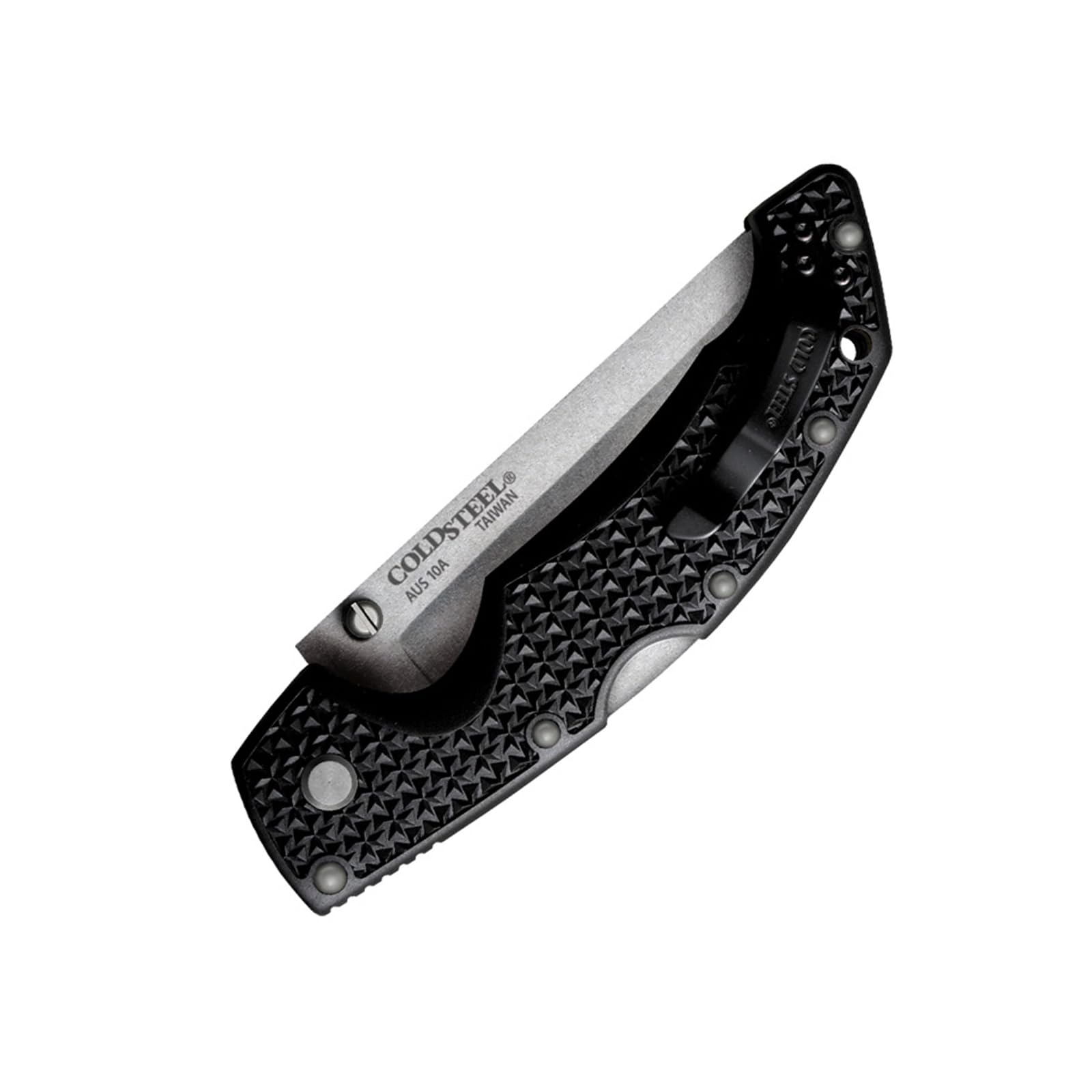 Cold Steel Large Voyager 4" AUS10A Tanto Point Razor-Sharp Blade 5.25" Griv-Ex Handle Everyday Carry Tactical Folding Knife w/Tri-Ad Lock