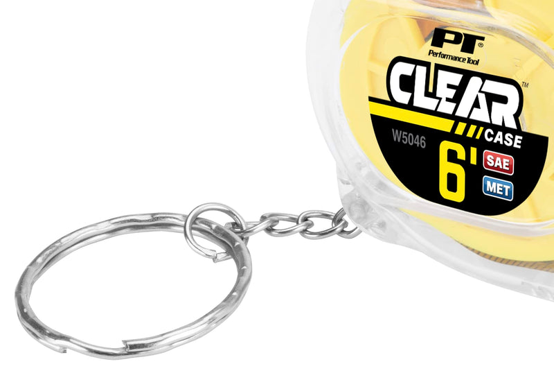 W5046 Performance Tool 6' X 1/2-Inch Clear Tape Measure