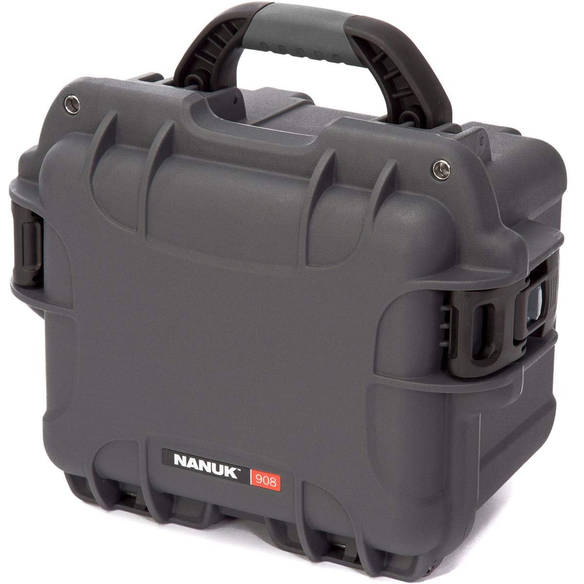 Graphite Nanuk 908 Waterproof Hard Case with Foam Insert