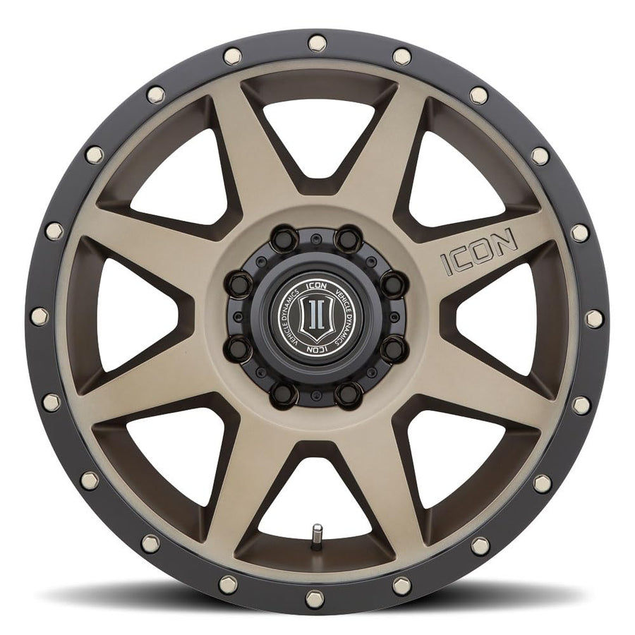 Rebound ICON Alloys, Bronze, 20 x 9/8 x 6.5, 12mm Offset, 5.5" BS, 1820908055BR
