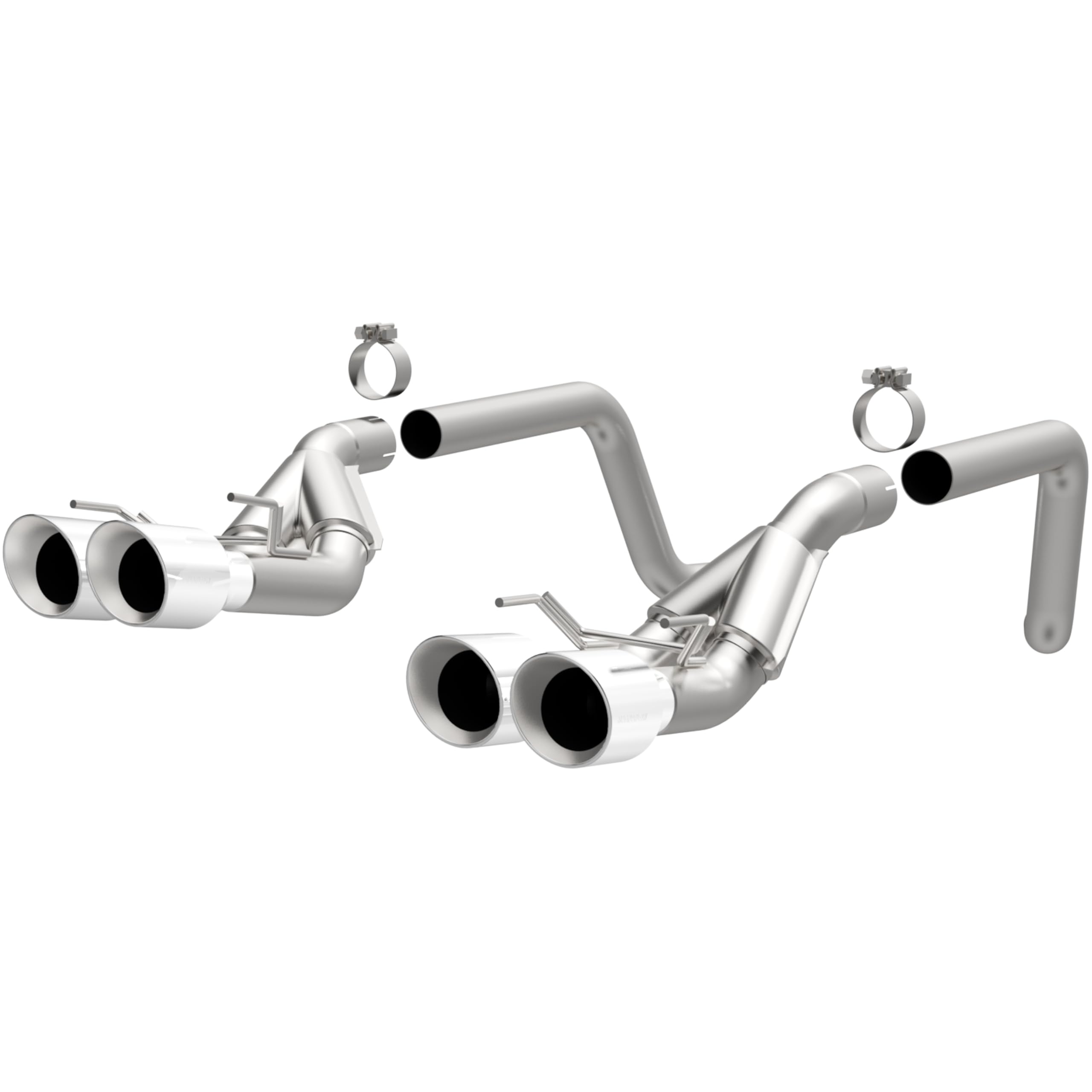 Performance Exhaust System MagnaFlow 15283: Race Series, Axle-Back, Compatible with 2009-2013 Chevrolet Corvette