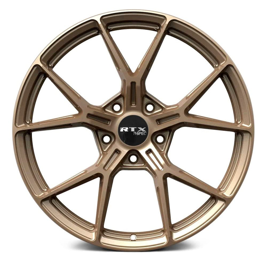 RTX Custom RS01 Wheel - 20x9, 35 Offset, 5x114.3 Bolt Pattern, 67.1mm Hub - Satin Bronze Rim