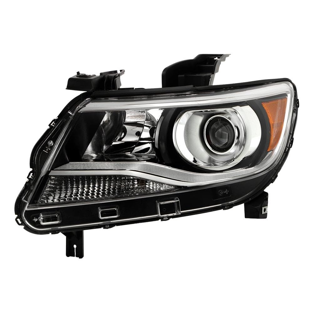 Chevy Colorado 2015-2021 LT/Z71/ZR2 Spyder Halogen Projector Headlight - Low Beam-H11(Included) ; High Beam-H9(Included) ; Signal-3157(Included) - OE Left (Partlink GM2502408) (OE# 84707375)