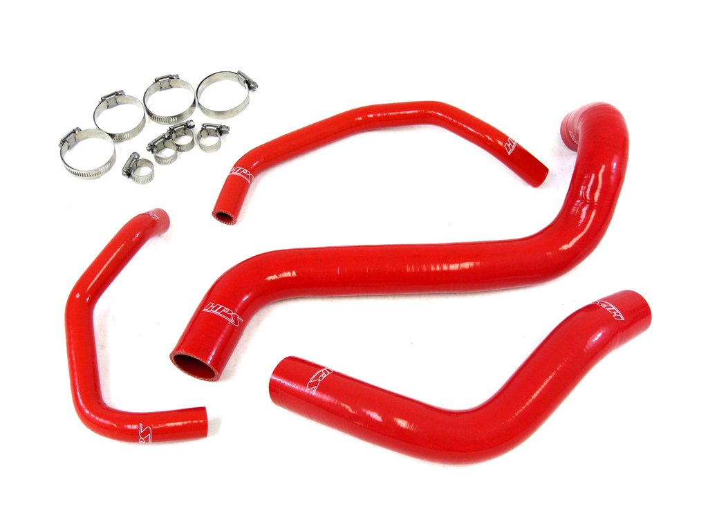 Red HPS 57-1426-RED-2 Silicone Radiator Coolant/Heater Hose Kit