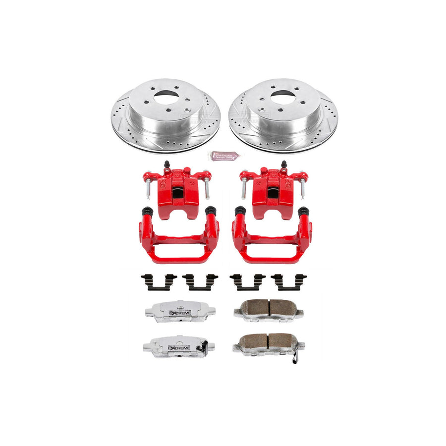Power Stop Rear KC2427-26 Z26 Street Warrior Brake Kit For Nissan Murano 2003-2007, Nissan Quest 2004-2009 [Model Specific]
