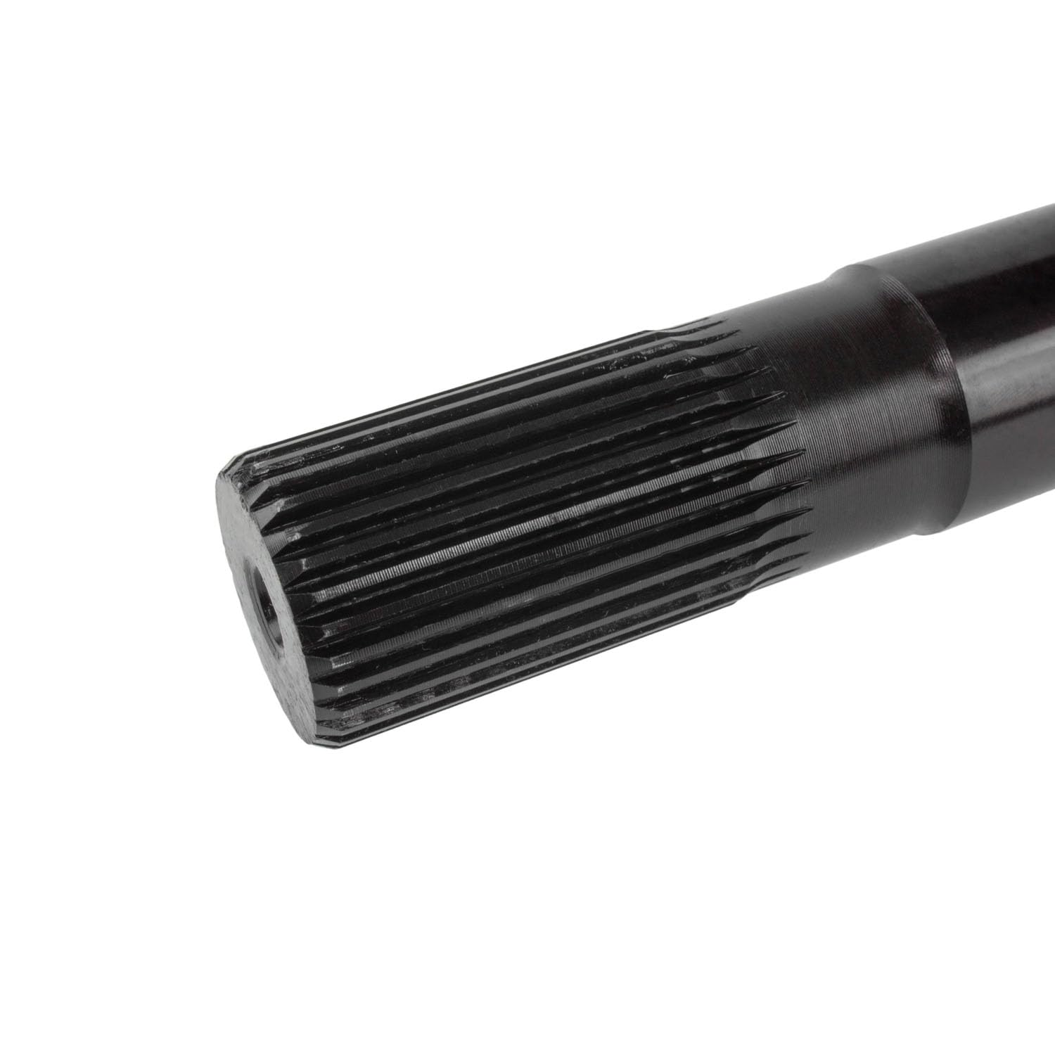 Drive Axle Shaft TEN Factory MG20114B – Right (Passenger) for Dana 44 Standard – 31.88" Length, 30 Spline, 4340 Chromoly – Uses 5-760X U-Joint – Fits 2003-2006 Jeep TJ, Wrangler – Black Oxide Finish