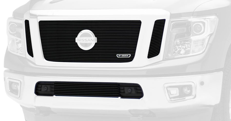 Billet Black T-Rex 20785B Grille T-Rex Nissan Titan