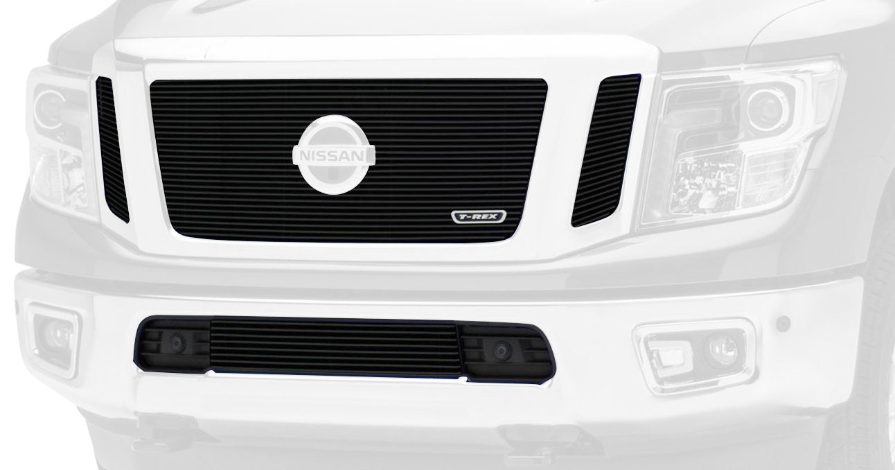 Billet Black T-Rex 20785B Grille T-Rex Nissan Titan