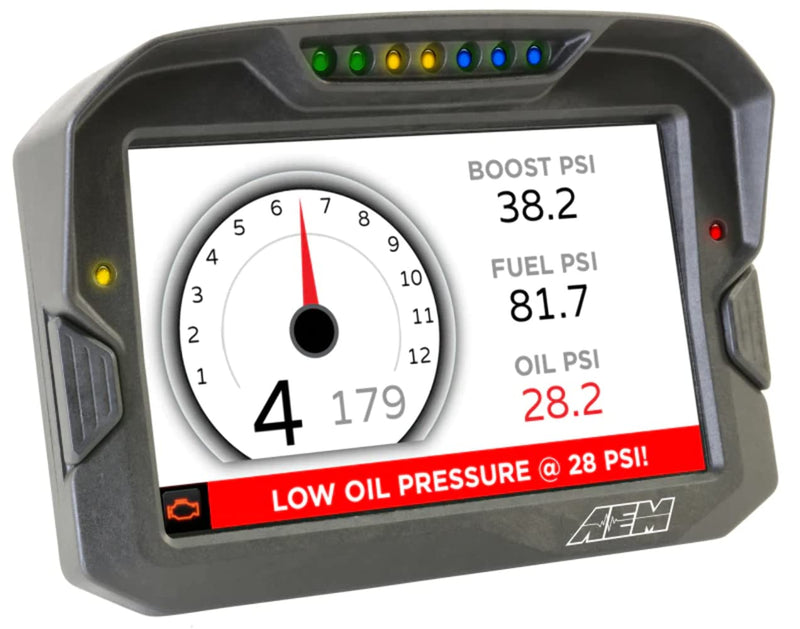 30-5700 AEM ELECTRONICS CD-7 Carbon Non-Logging/Non GPS Display Kit