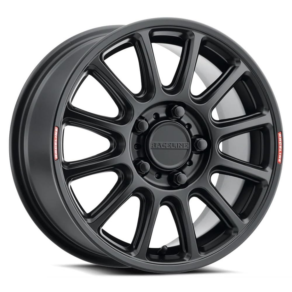 Satin Black RACELINE 15X7 5X114.3 +56mm