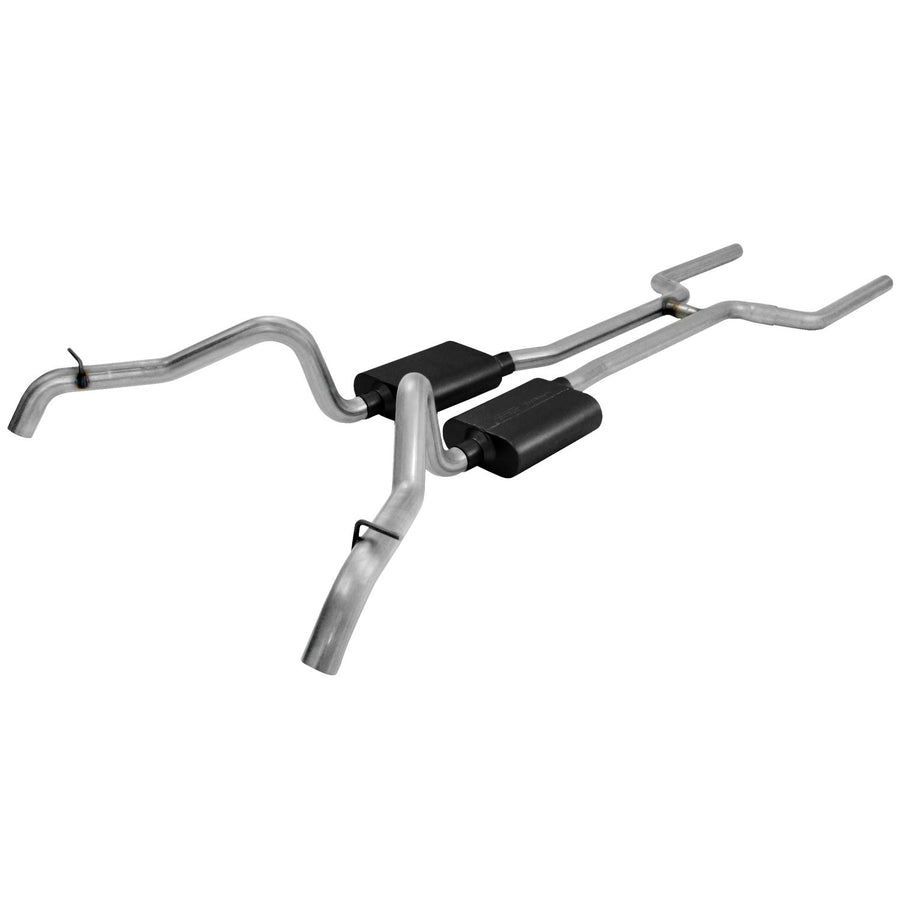 American Thunder Flowmaster 817129 Crossmember-Back Exhaust Kit 2.5 Inch Stainless Steel Compatible with 1967-1968 Camaro and Firebird with V8 engine