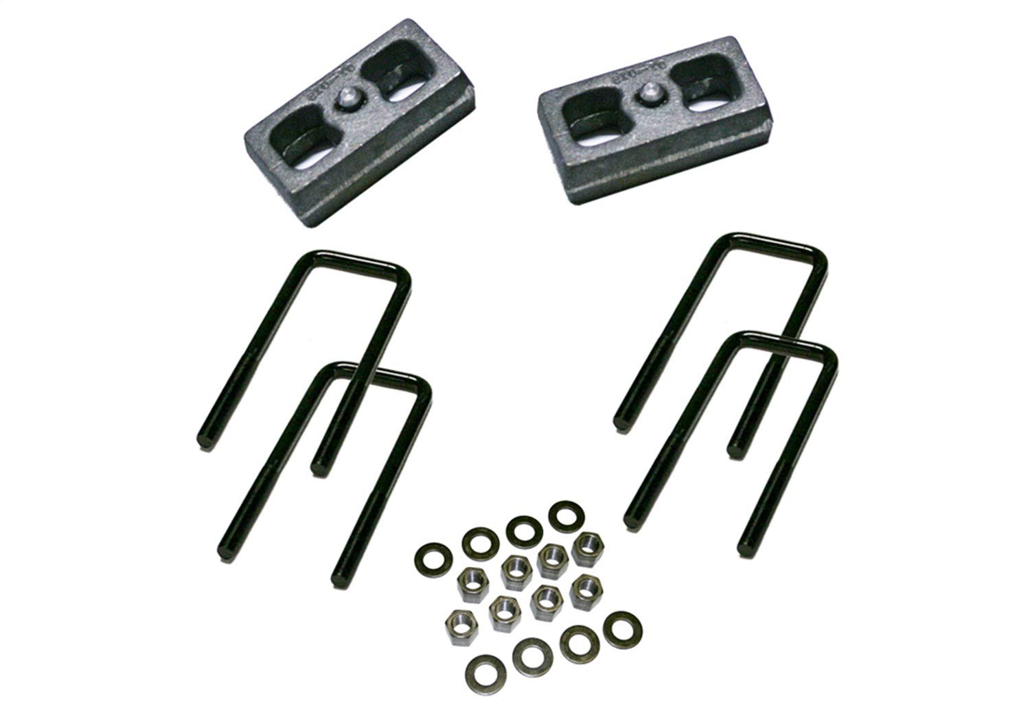 SUPERLIFT SUSPENSION RealTruck 1.5" Block Kit for Suburban/Blazer/Tahoe | Rear Lift Blocks, U-Bolts, & Hardware | 3216 | Fits 1988-1998 GM 1500 Pickup; 1992-1999 1500 Suburban/Blazer/Tahoe