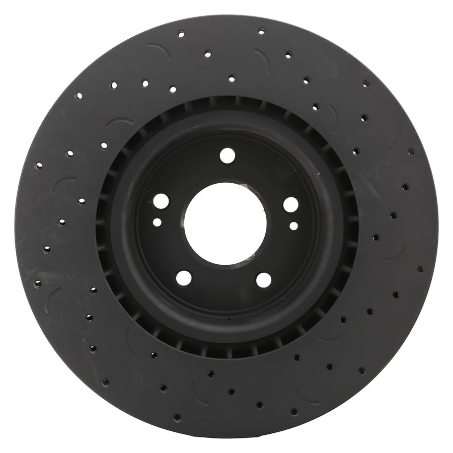 Talon Cross-Drilled and Slotted Vented Rotor, Hawk Performance Brakes 13.39 in. Diameter, 2.23 in. Height