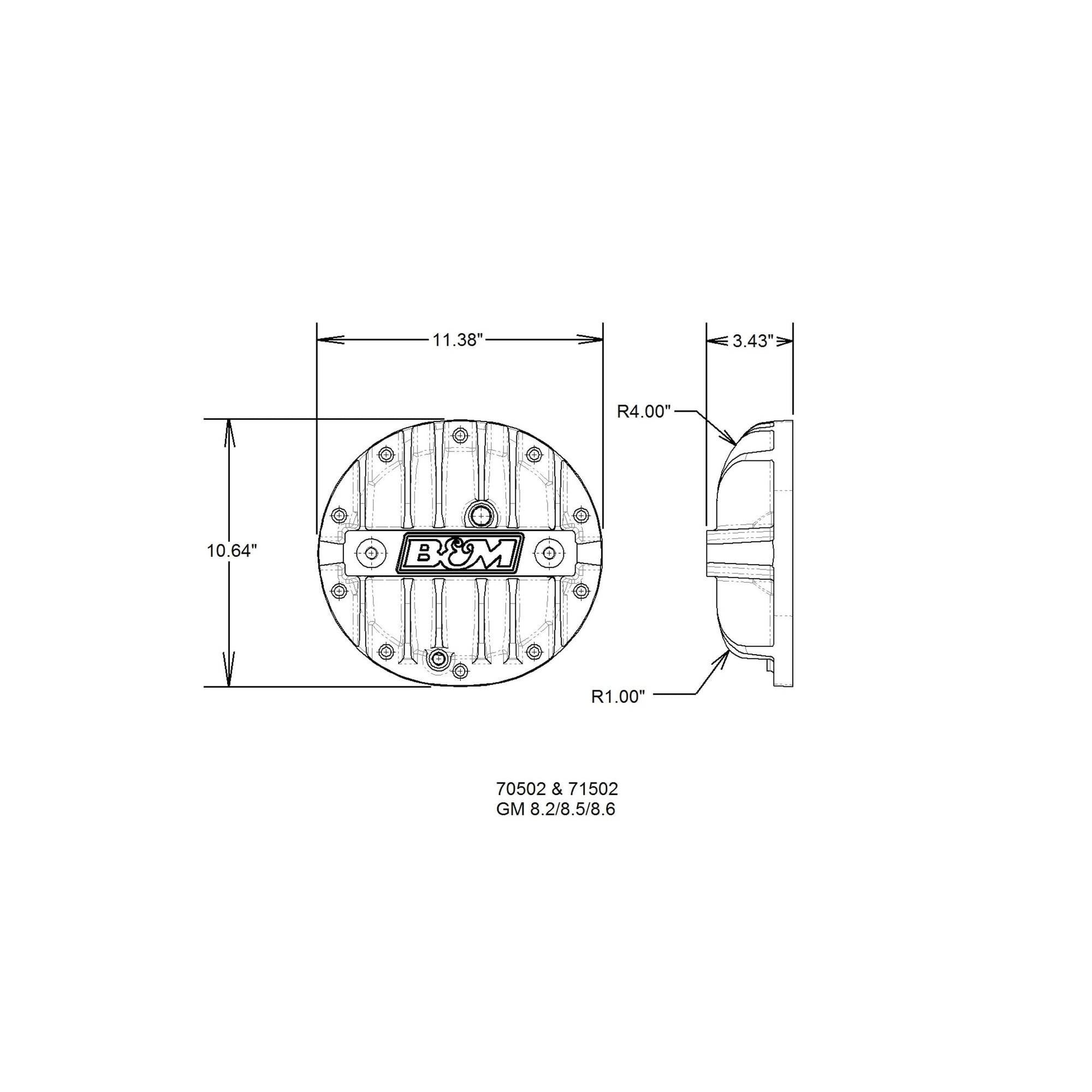 Differential Cover B&M 71502