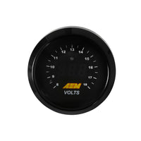 30-4400 AEM Voltmeter Gauge 8-18V