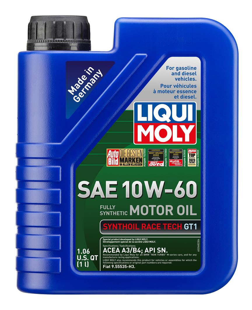 LIQUI MOLY SAE 10W-60 Synthoil Race Tech | 1 L | Fully synthetic engine oil | SKU: 2068