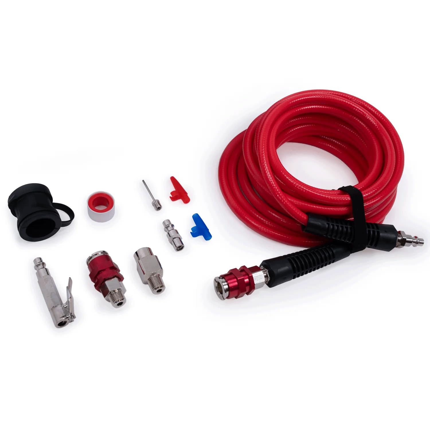 Air Compressor Hose Kit GRIMM OFFROAD w/23 Foot Hose and Carrying Bag