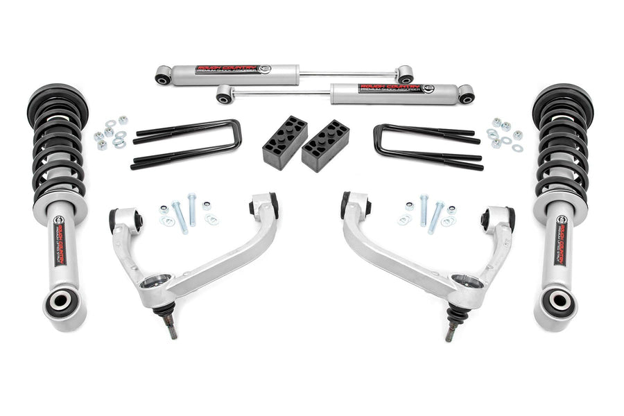 3" Rough Country Lift Kit w/N3 Struts for 2009-2013 Ford F-150 4WD - 54431