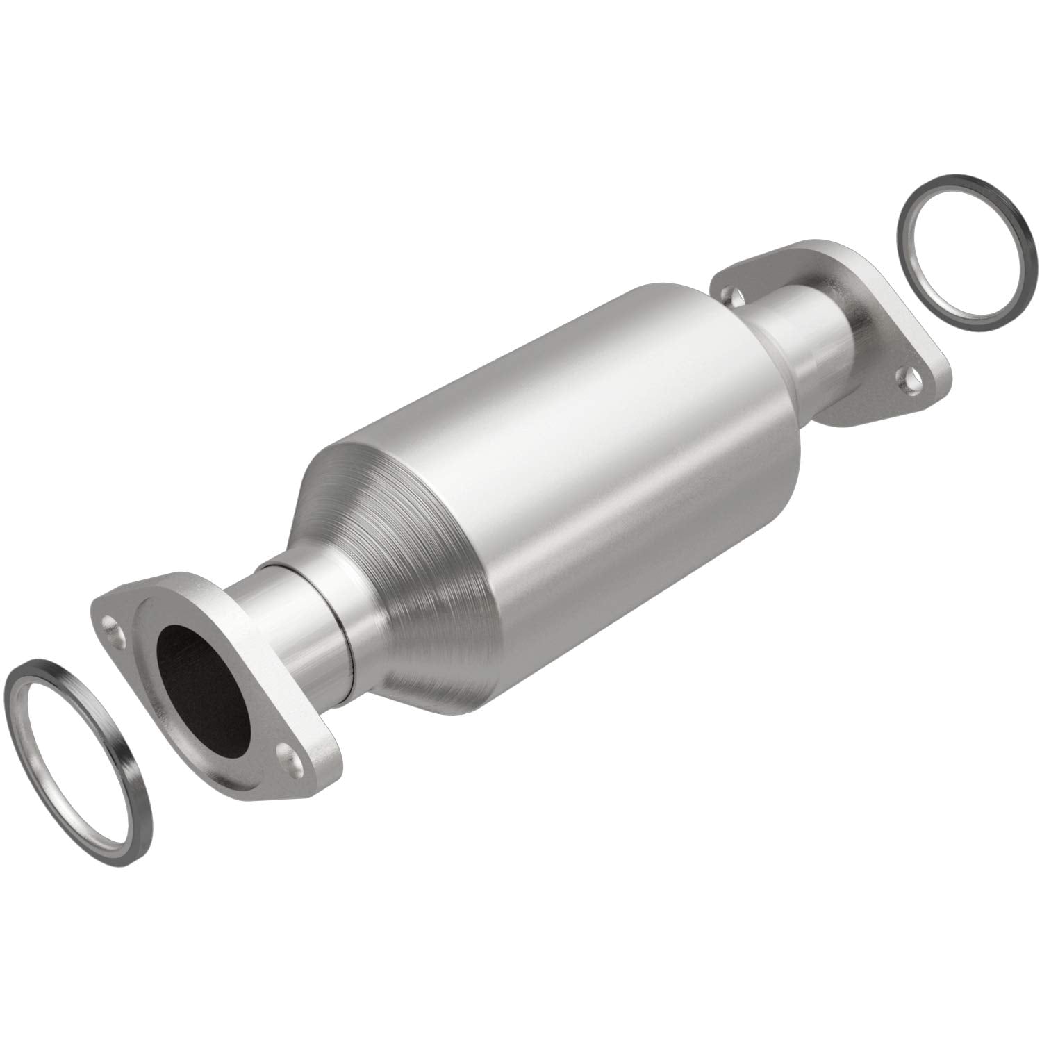 MagnaFlow Catalytic Converter Manifold California Grade CARB Compliant 452066 - Stainless Steel 2in Main Piping, 14.875in Overall Length, Pre-Converter O2 Sensor - MR2 Spyder CA Legal Replacement