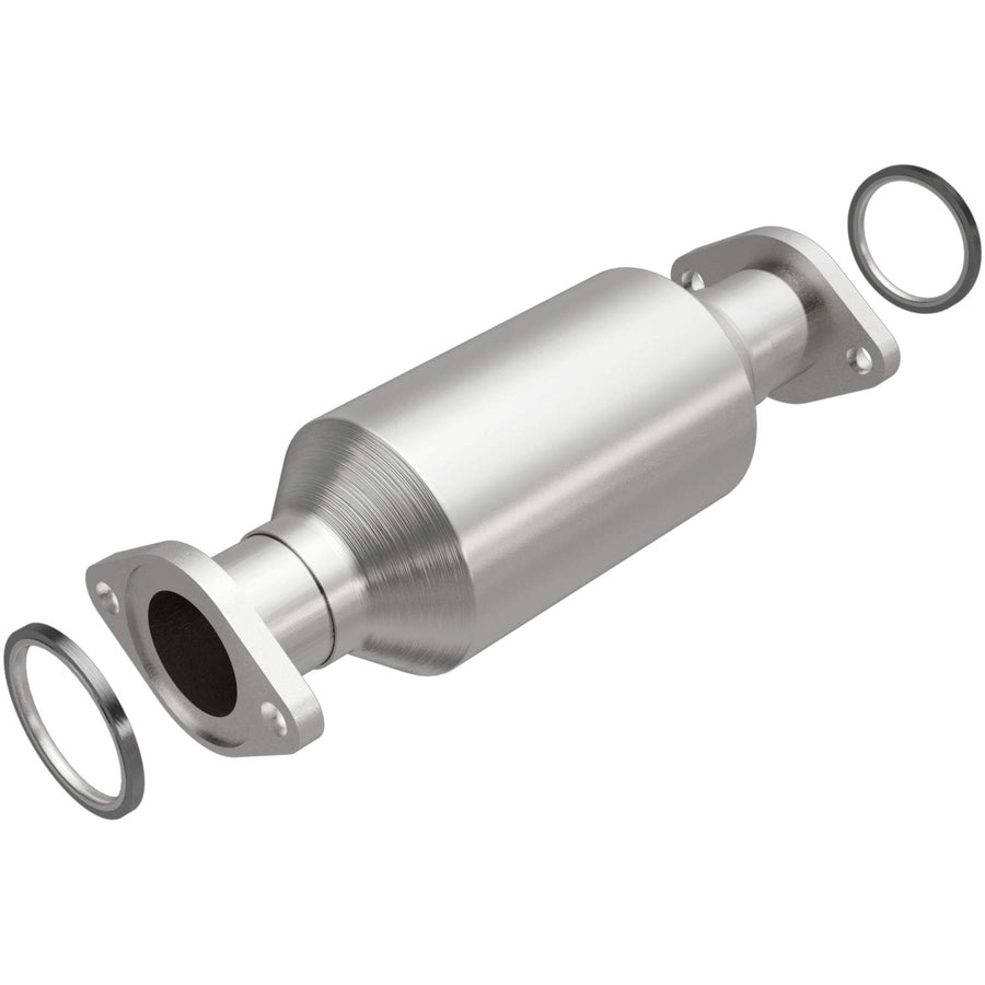 MagnaFlow Catalytic Converter Manifold California Grade CARB Compliant 452066 - Stainless Steel 2in Main Piping, 14.875in Overall Length, Pre-Converter O2 Sensor - MR2 Spyder CA Legal Replacement