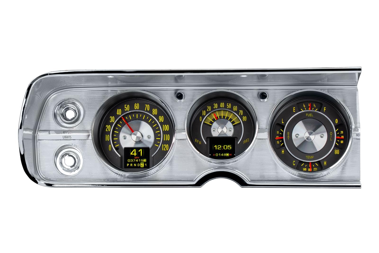 Dakota Digital Retrotech Gauge Instrument System RTX-64C-CVL-X Compatible with 1964-65 Chevy Chevelle/El Camino