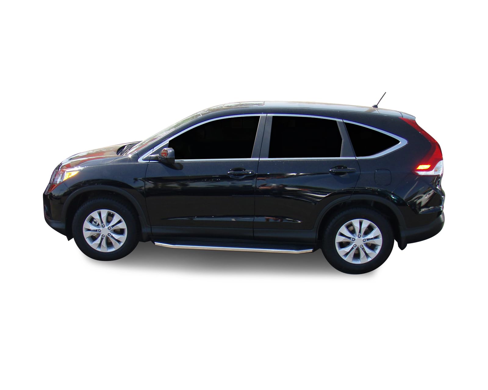 Premium Black Horse Running Boards Compatible with 2017-2022 Honda CR-V-PR-HOCR17 Black