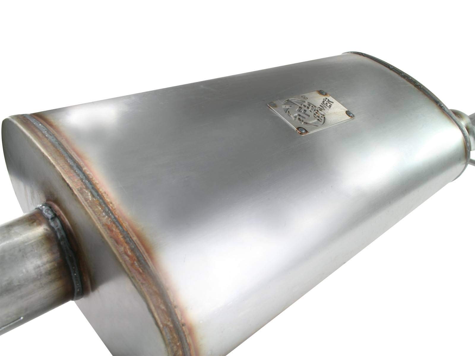 aFe 49-43011-B Cat-Back Exhaust System Mach Force XP 3" Stainless Steel with Black Tip for Ford F-150 V8 4.6/5.4L