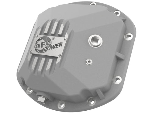 aFe POWER Front Differential Cover Street Series Raw w/Machined Fins - #46-71130A - Jeep Wrangler (TJ/JK) 97-18