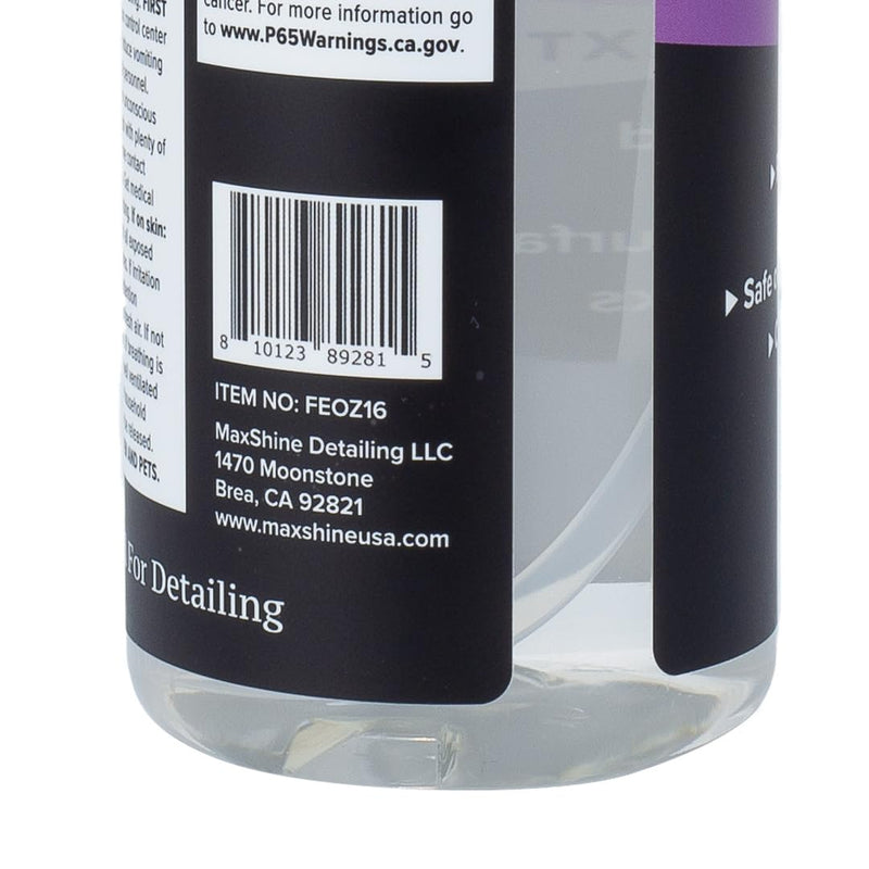 Maxshine Iron Remover & Wheel Cleaner FEX, 16oz, Unscented Liquid | Contaminant Removal, Safe for Paint, Wheels, Chrome | Visible Action for Automotive Detailing