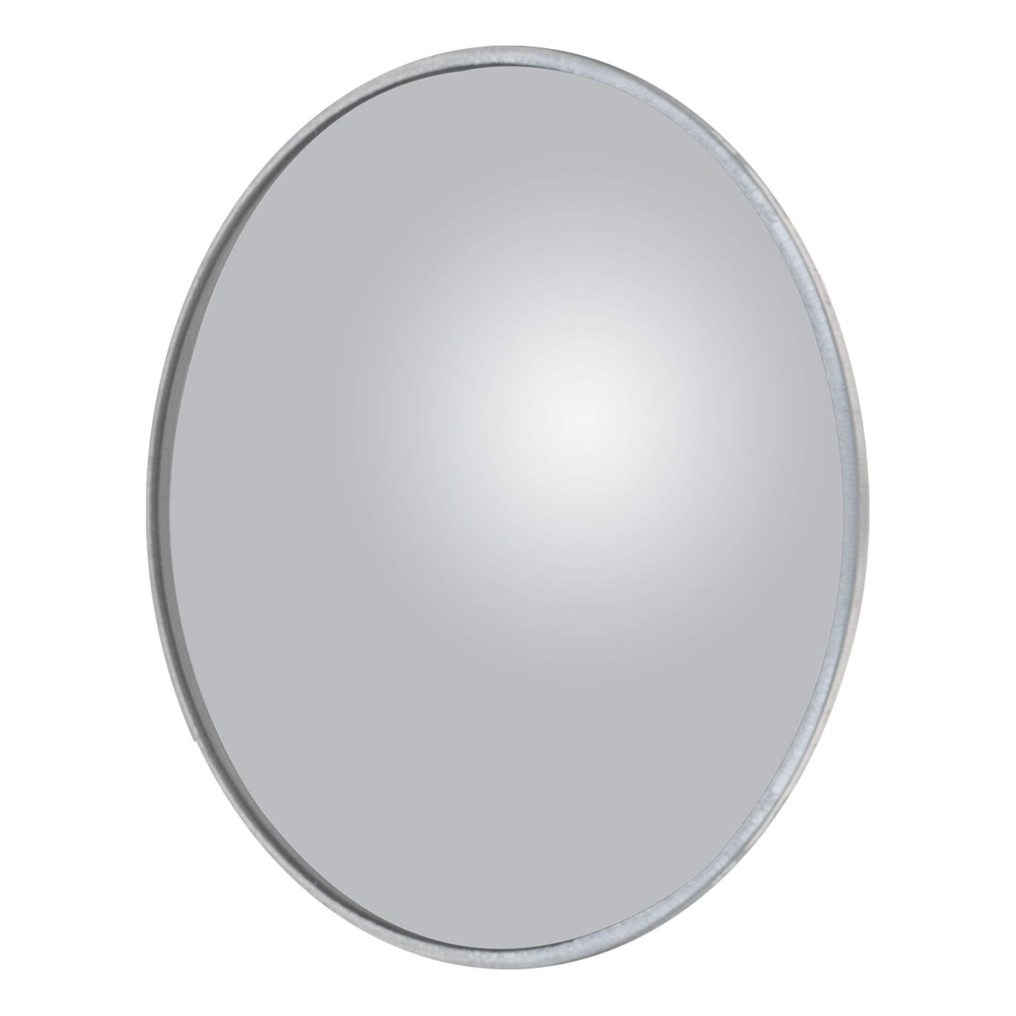 3-Inch Round Aluminum RETRAC Stick-On Blind Spot Mirror, Convex Glass