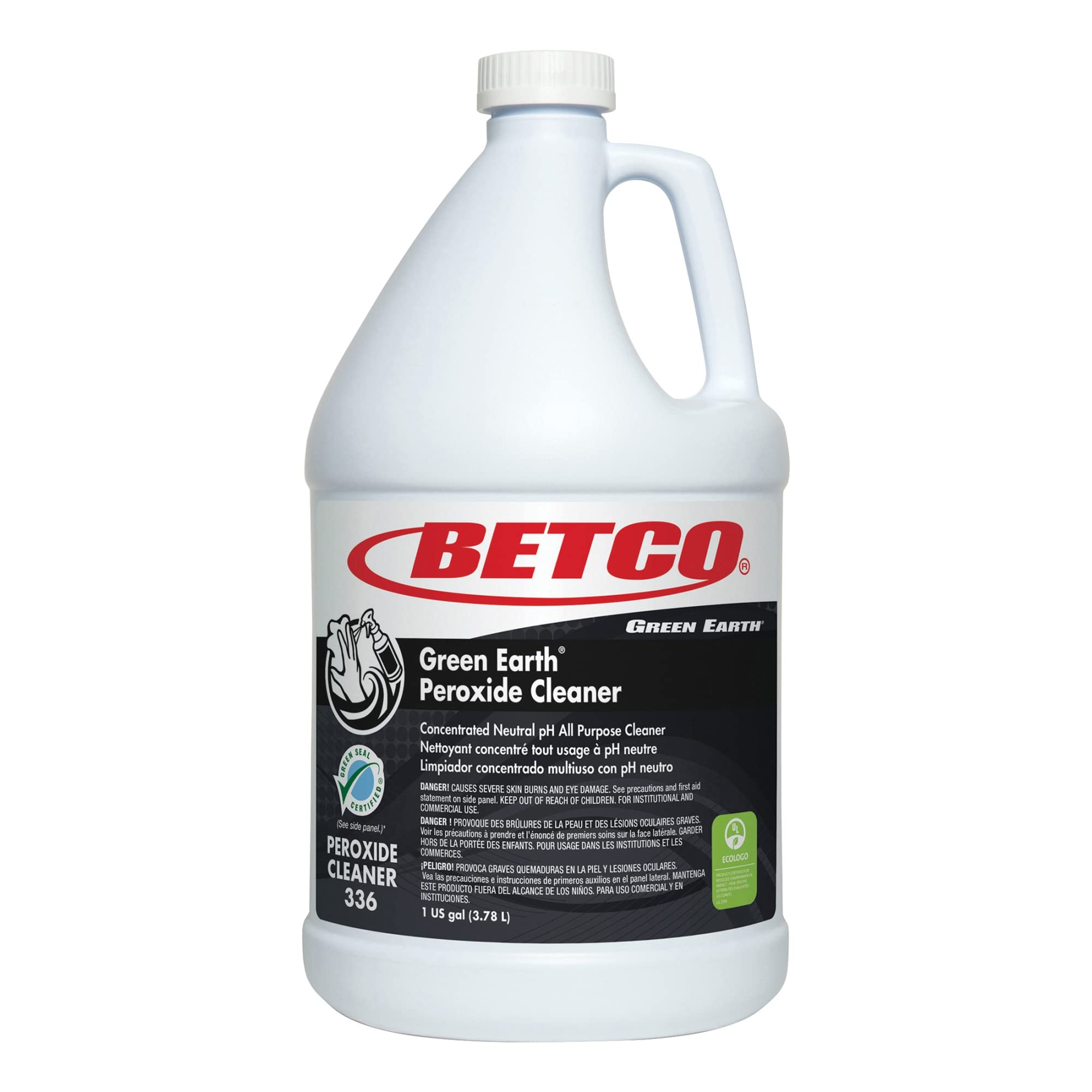 Green Earth Peroxide Cleaner, Betco BET3360400EA, 1 Each, Clear (3360400EA)
