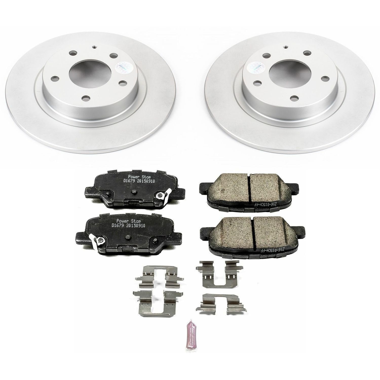 Power Stop Rear CRK6969 Z17 Evolution Geomet Coated Brake Kit For Mazda 6 2014-2015 [Model Specific]