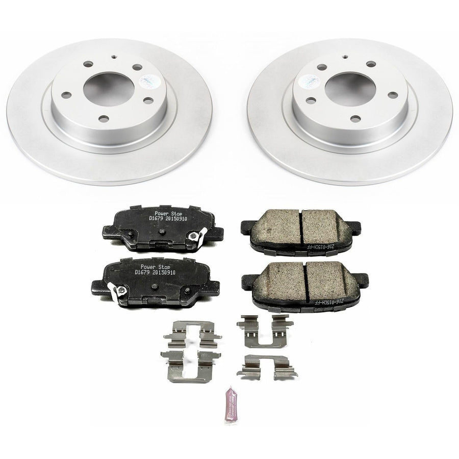 Power Stop Rear CRK6969 Z17 Evolution Geomet Coated Brake Kit For Mazda 6 2014-2015 [Model Specific]