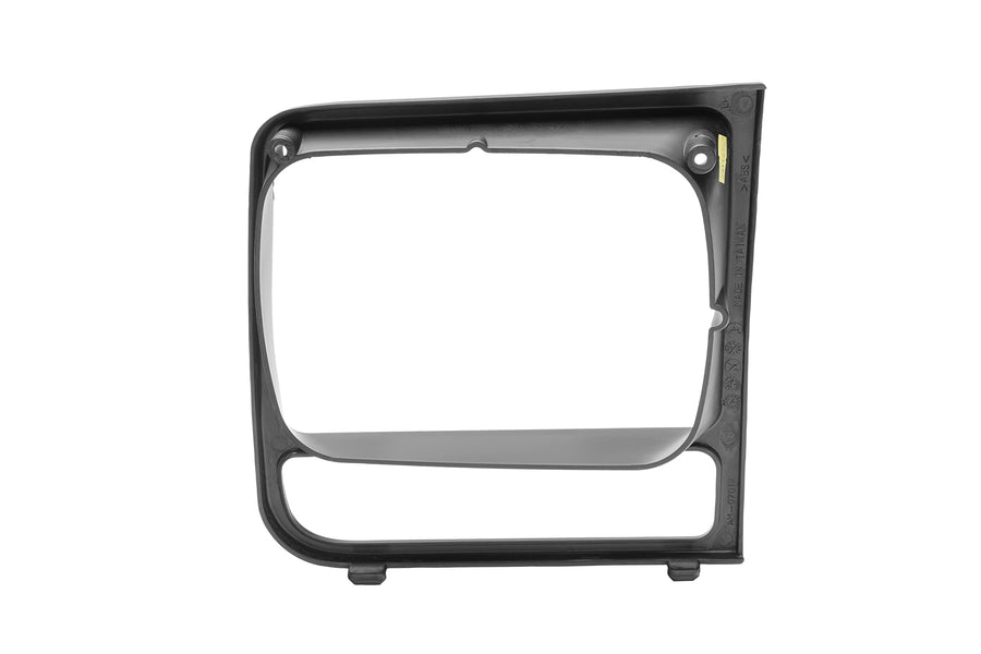 12419.17 | Omix-Ada | Headlight Bezel, Left, Black | OE Reference: 55055137 | Fits 1997-2001 Jeep Cherokee XJ