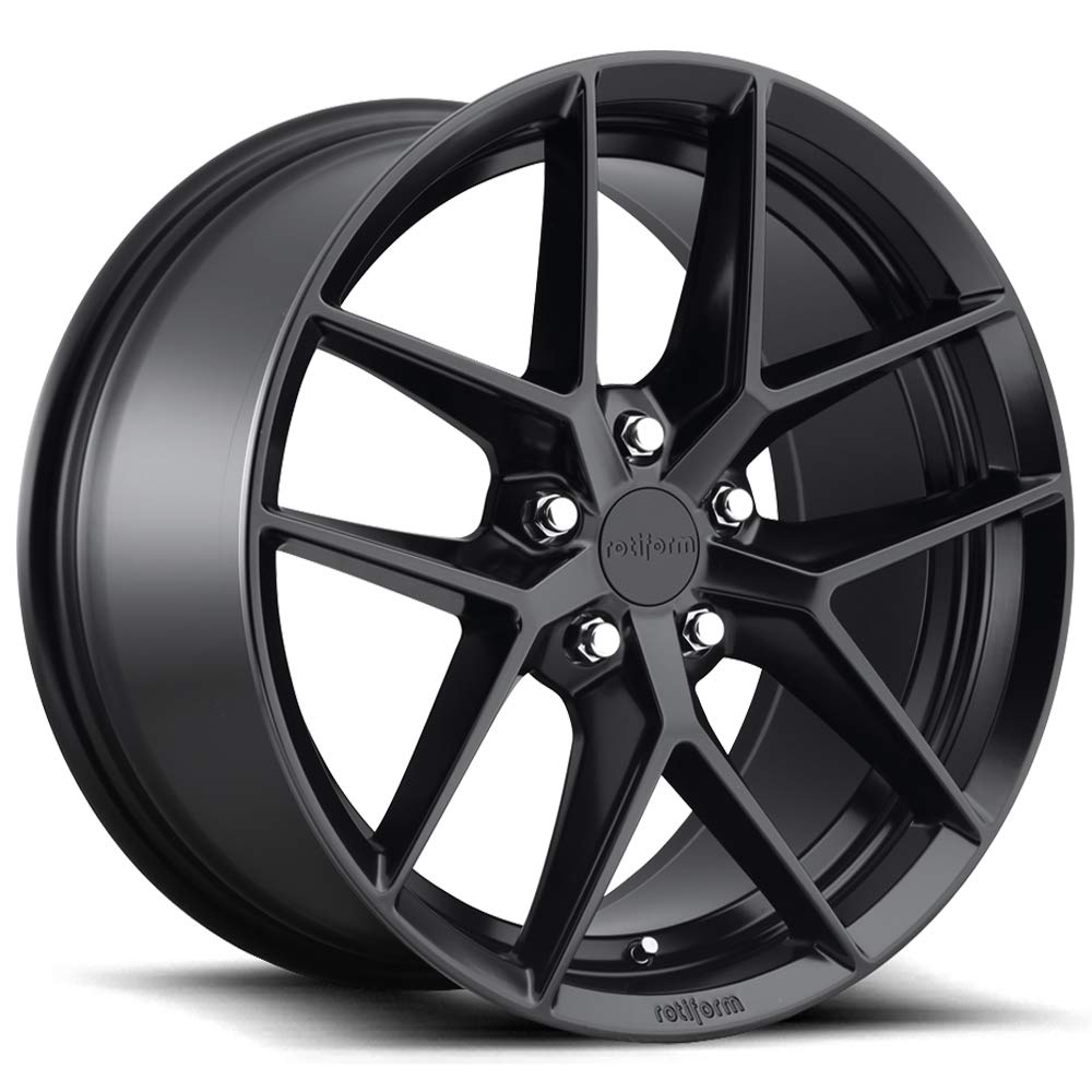 R134 18X8.5 Rotiform 5X4.5 MT-BLK 45MM - R134188565+45