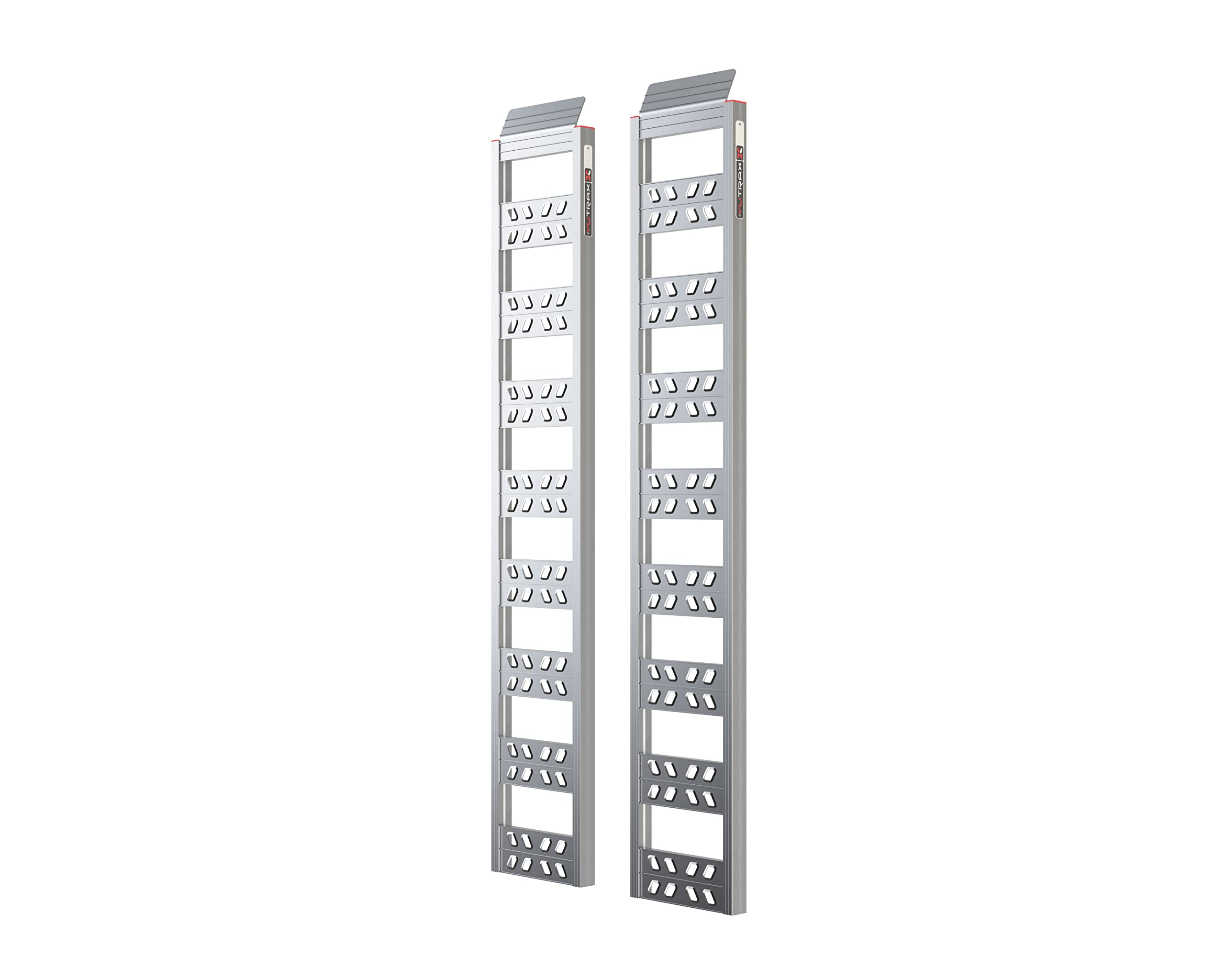 77” Yutrax® Utility Ramps, High-Strength Extruded Aluminum, 1800 lb. Load Capacity, Lightweight, Versatile, ATV/Riding Lawn Mower Loading, Pair, YR101