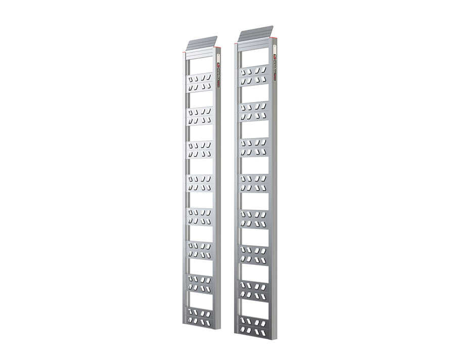 77” Yutrax® Utility Ramps, High-Strength Extruded Aluminum, 1800 lb. Load Capacity, Lightweight, Versatile, ATV/Riding Lawn Mower Loading, Pair, YR101