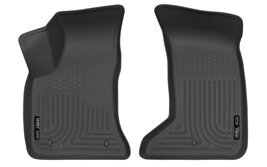Husky Liners Floor Mats Weatherbeater | Fits 2011-2023 Chrysler 300; 2011-2023 Dodge Charger (AWD Only) | Front Row, 1-pc Black - 15501
