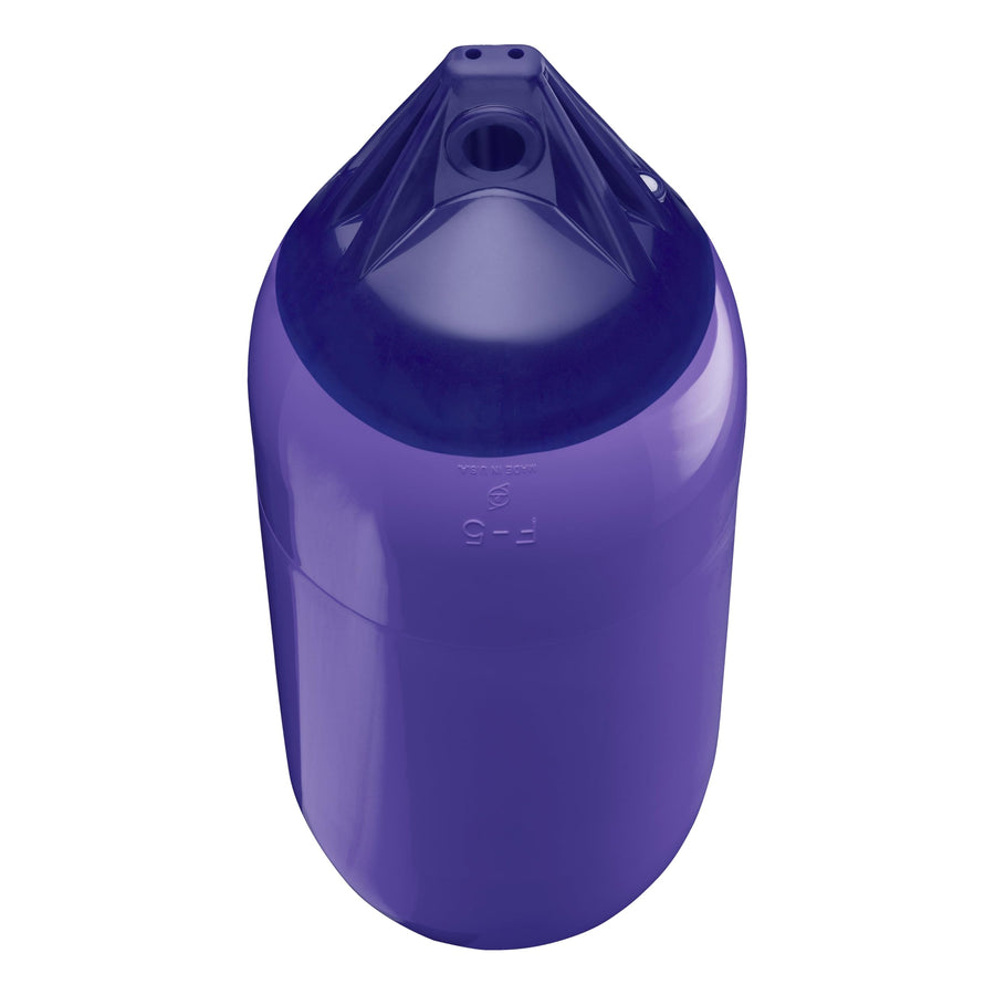 Polyform F-5 Standard Boat Fender F-Series - Blue Ropehold Purple