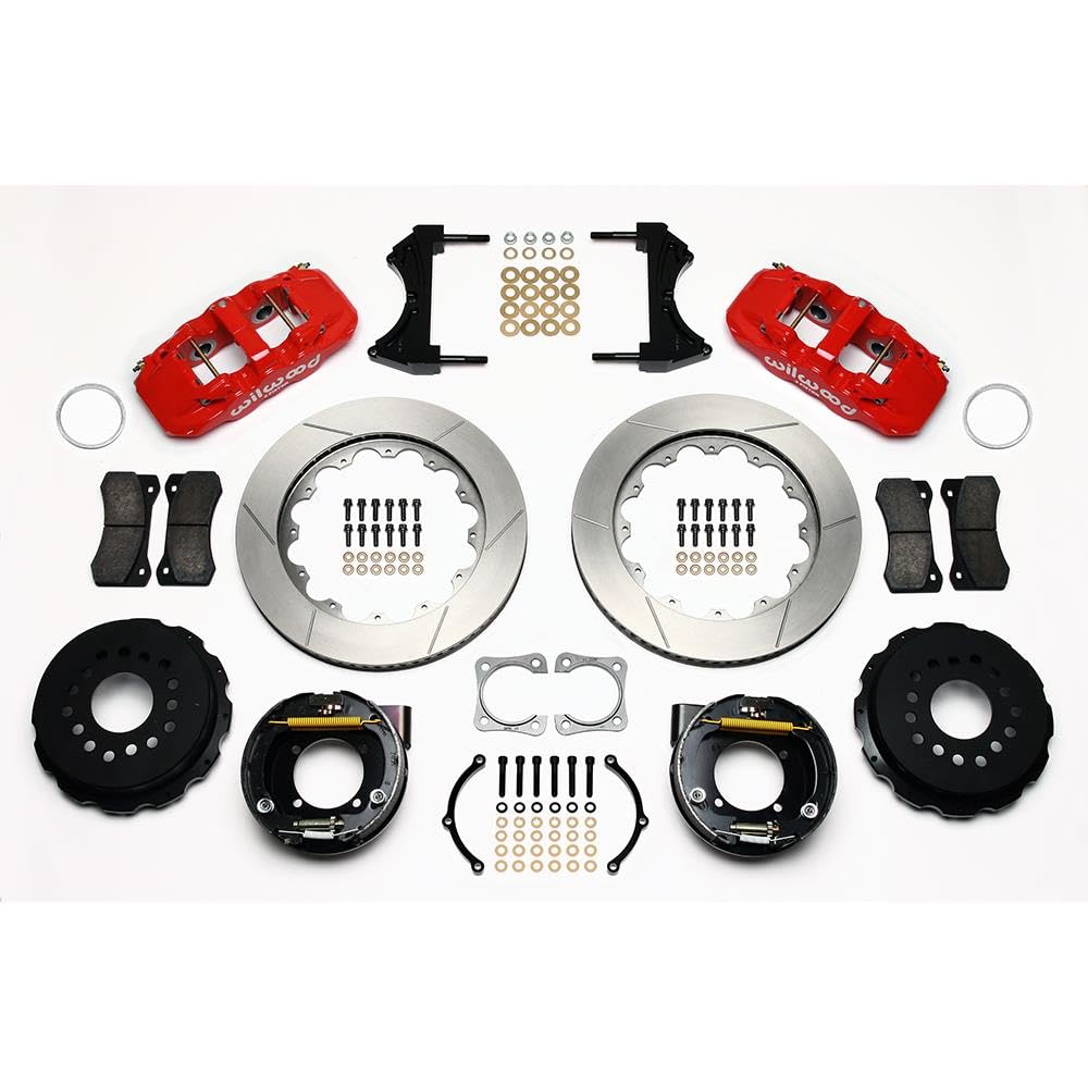 Red AERO4 Rear P-Brake Kit,14.00"